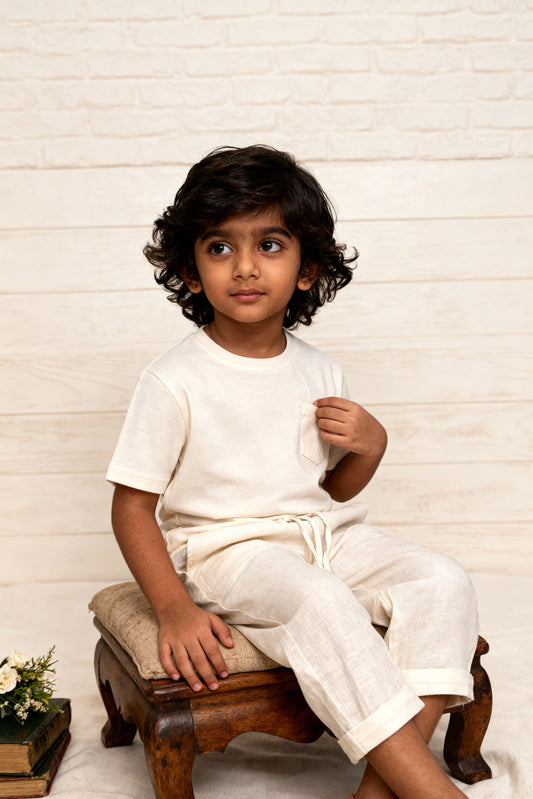 10. Positano Pants | Organic Cotton–Linen Blend