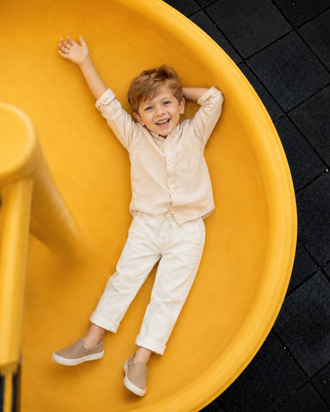 Positano Organic Cotton Pants for Kids | Unisex Toddler Trousers