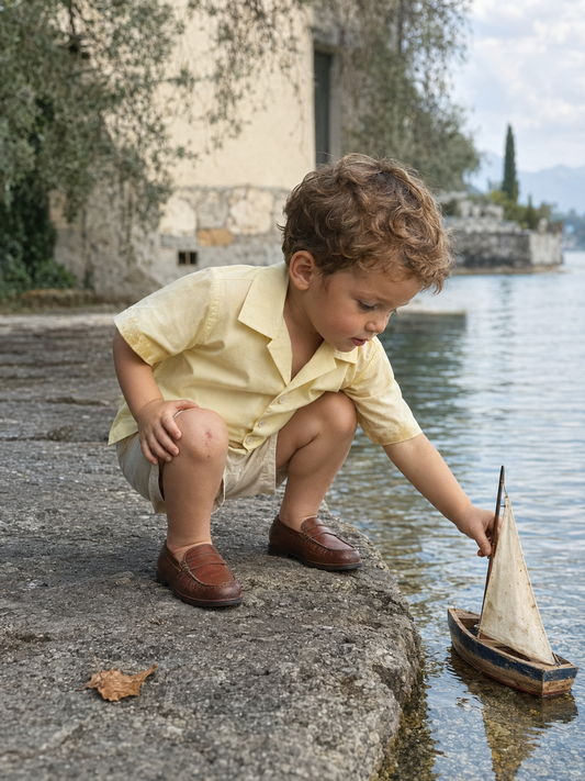 Milan Organic Cotton Shirt for Kids | Pastel Toddler Shirt