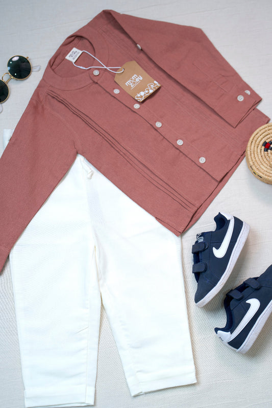 Petra Shirt | Organic Cotton–Linen