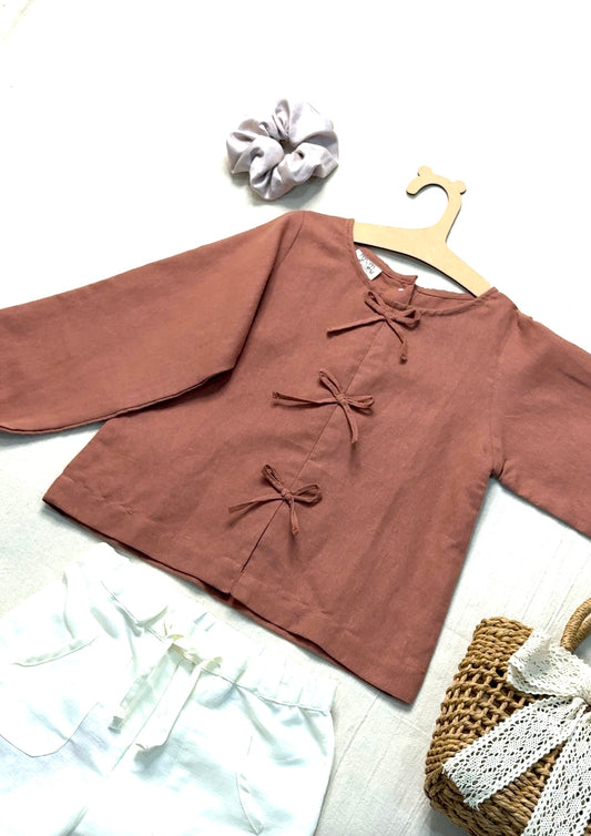 Cairo Blouse | Organic Cotton Linen | Soft & Breathable