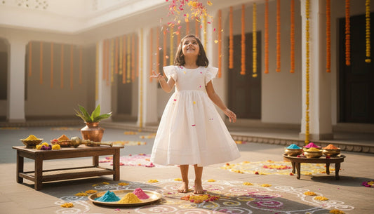Kids Dresses for Holi 2026: Colour-Safe Guide Ages 2-6