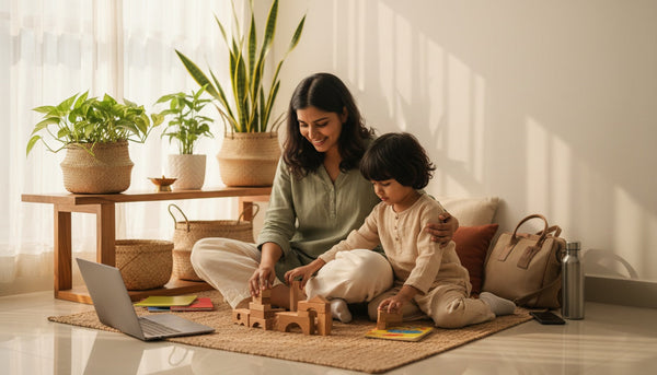 Managing working mom guilt without burnout: Practical strategies for eco-conscious mothers balancing career and conscious parenting