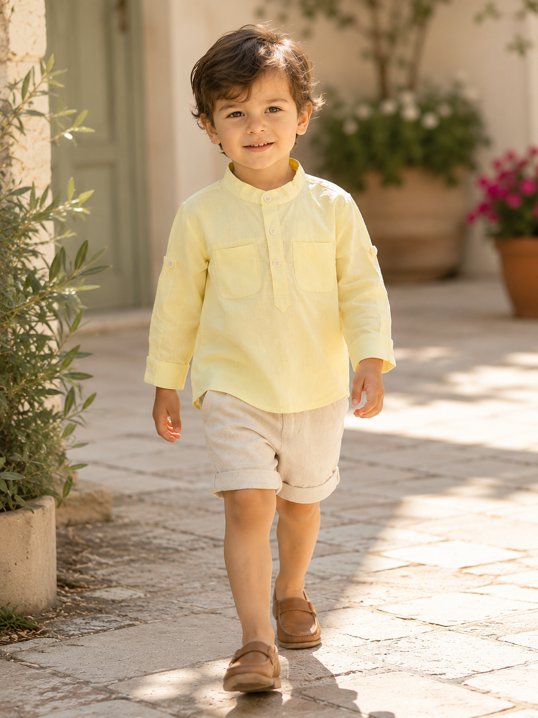 Copenhagen Striped Organic Cotton Shirt for Kids | Toddler Shirt