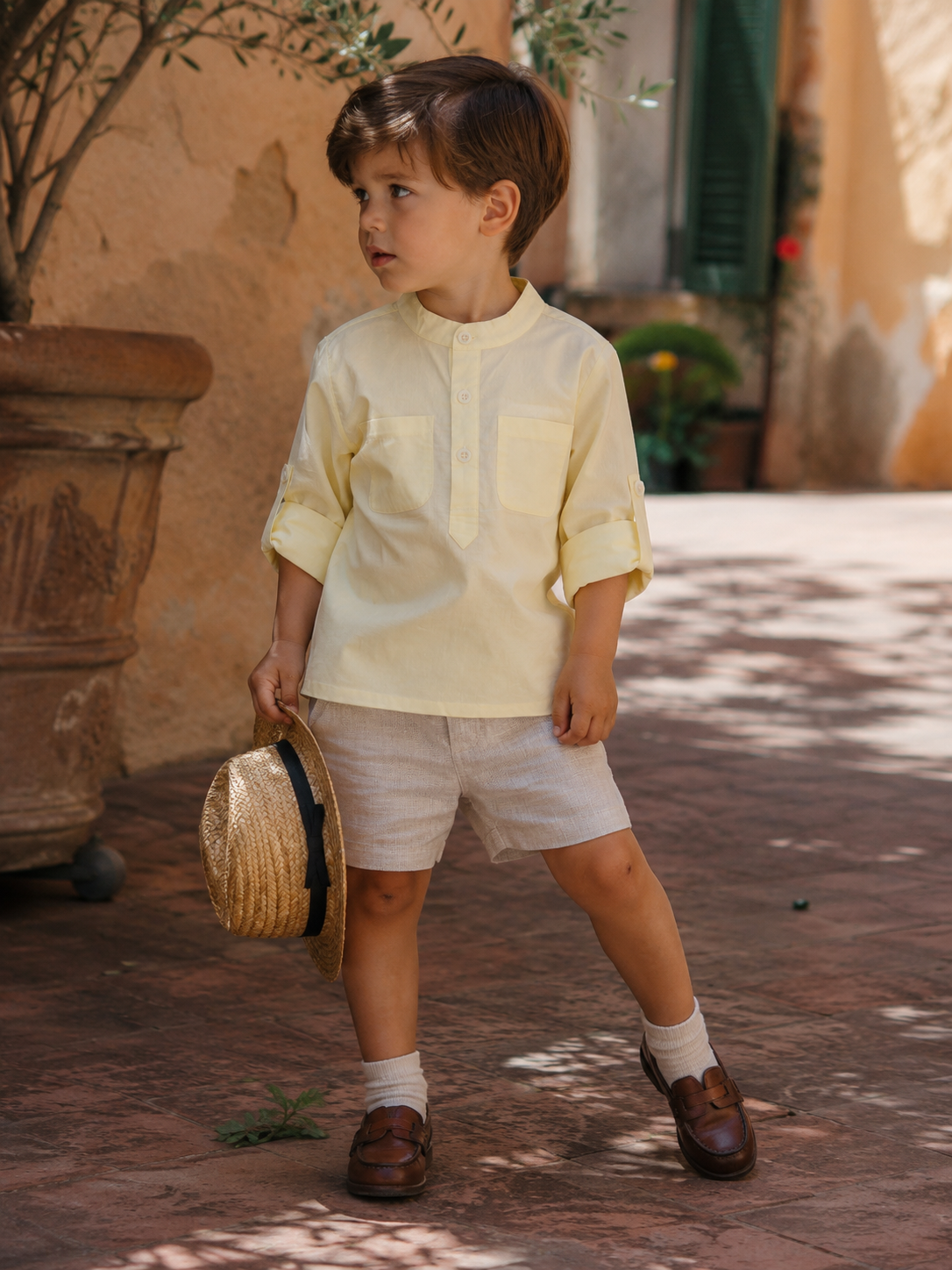 Copenhagen Striped Organic Cotton Shirt for Kids | Toddler Shirt