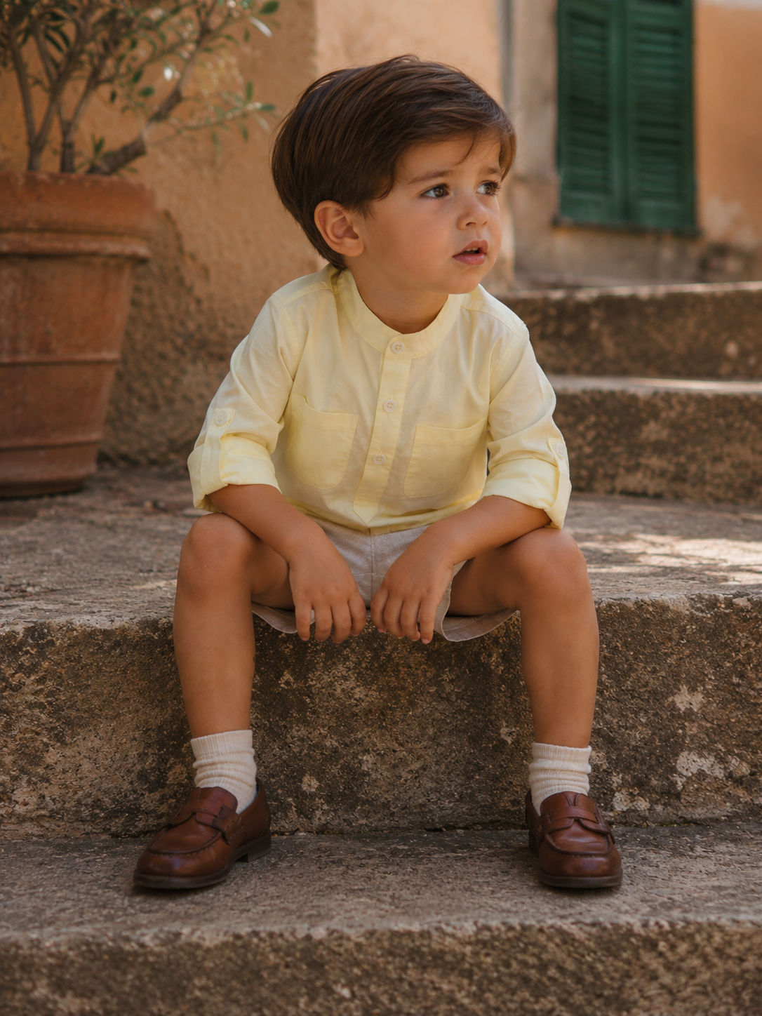 Copenhagen Striped Organic Cotton Shirt for Kids | Toddler Shirt