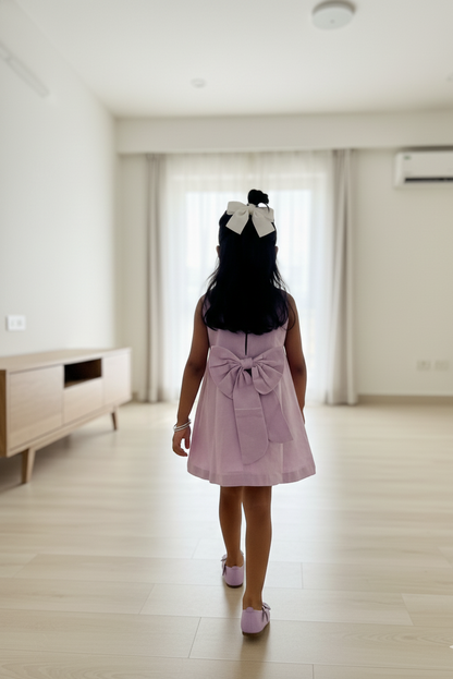 12. Siena Dress | Organic Cotton–Linen Panel Dress