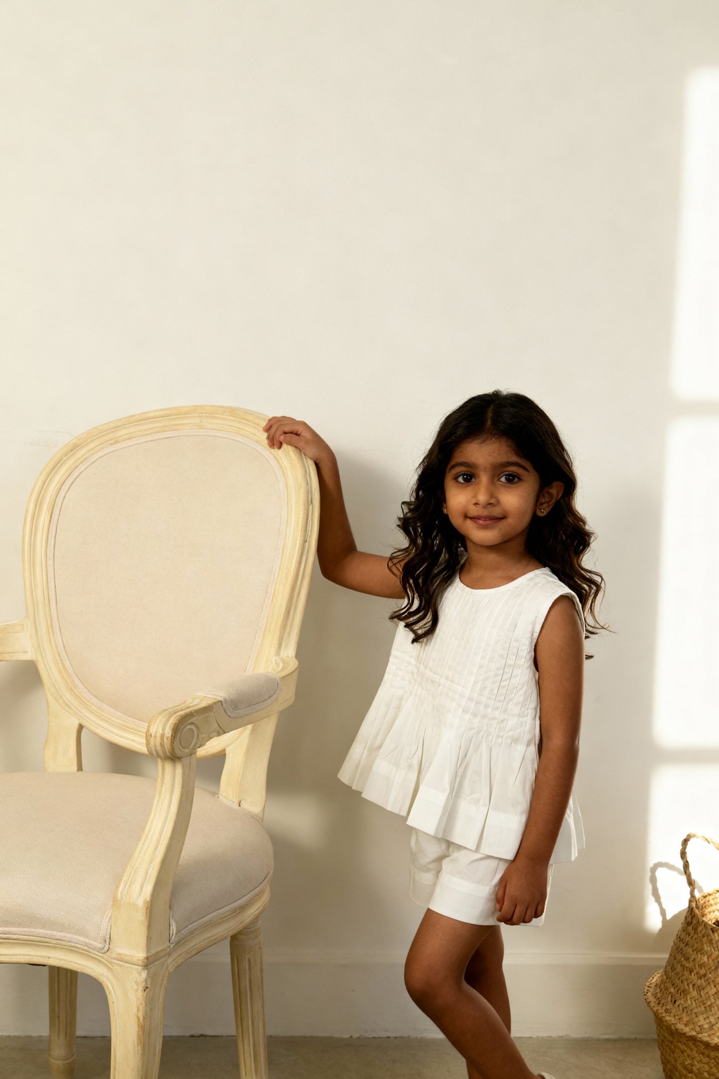 8. Vienna Blouse | Pleated Organic Cotton Top