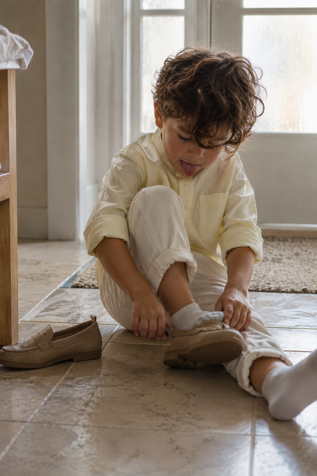 Positano Organic Cotton Pants for Kids | Unisex Toddler Trousers