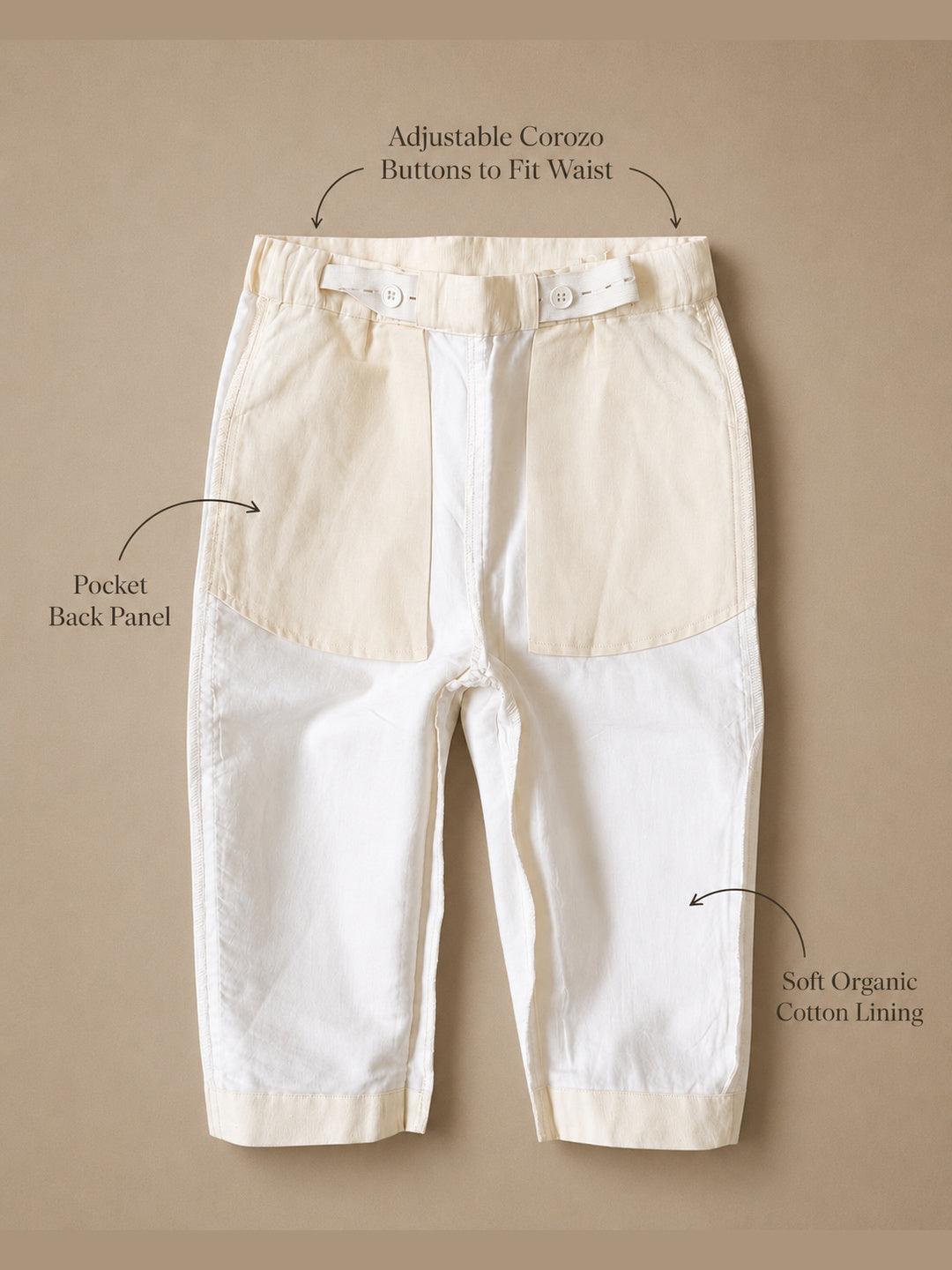 Positano Pants | Organic Cotton–Linen Blend
