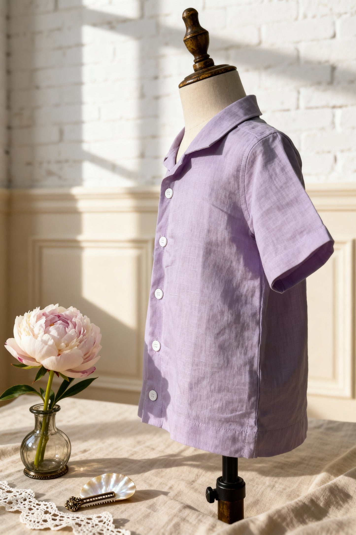 11. Milan Shirt | Organic Cotton–Linen Blend