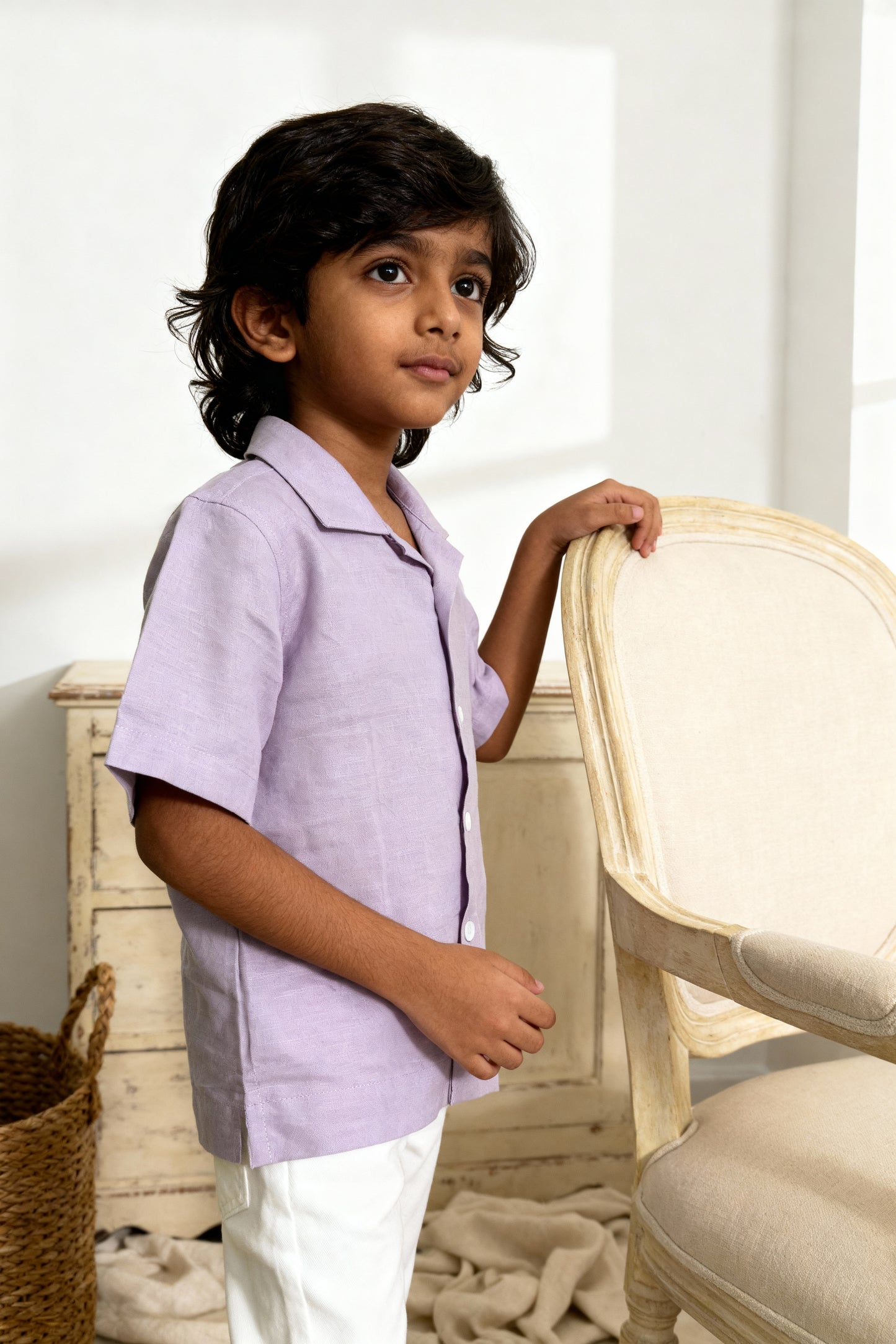 11. Milan Shirt | Organic Cotton–Linen Blend