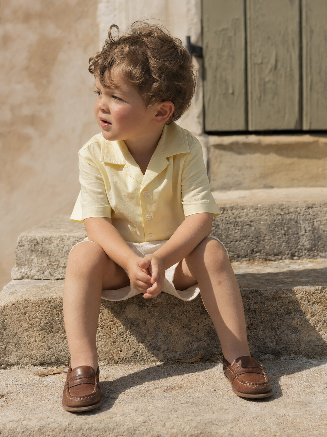 Milan Organic Cotton Shirt for Kids | Pastel Toddler Shirt