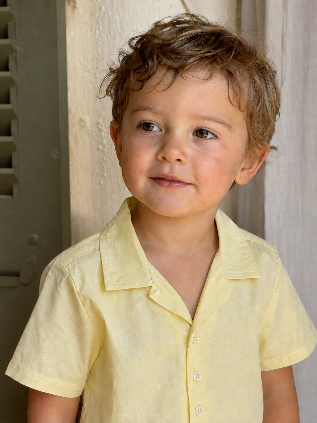 Milan Organic Cotton Shirt for Kids | Pastel Toddler Shirt
