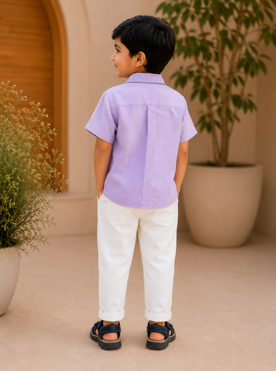 Milan Shirt | Organic Cotton–Linen Blend