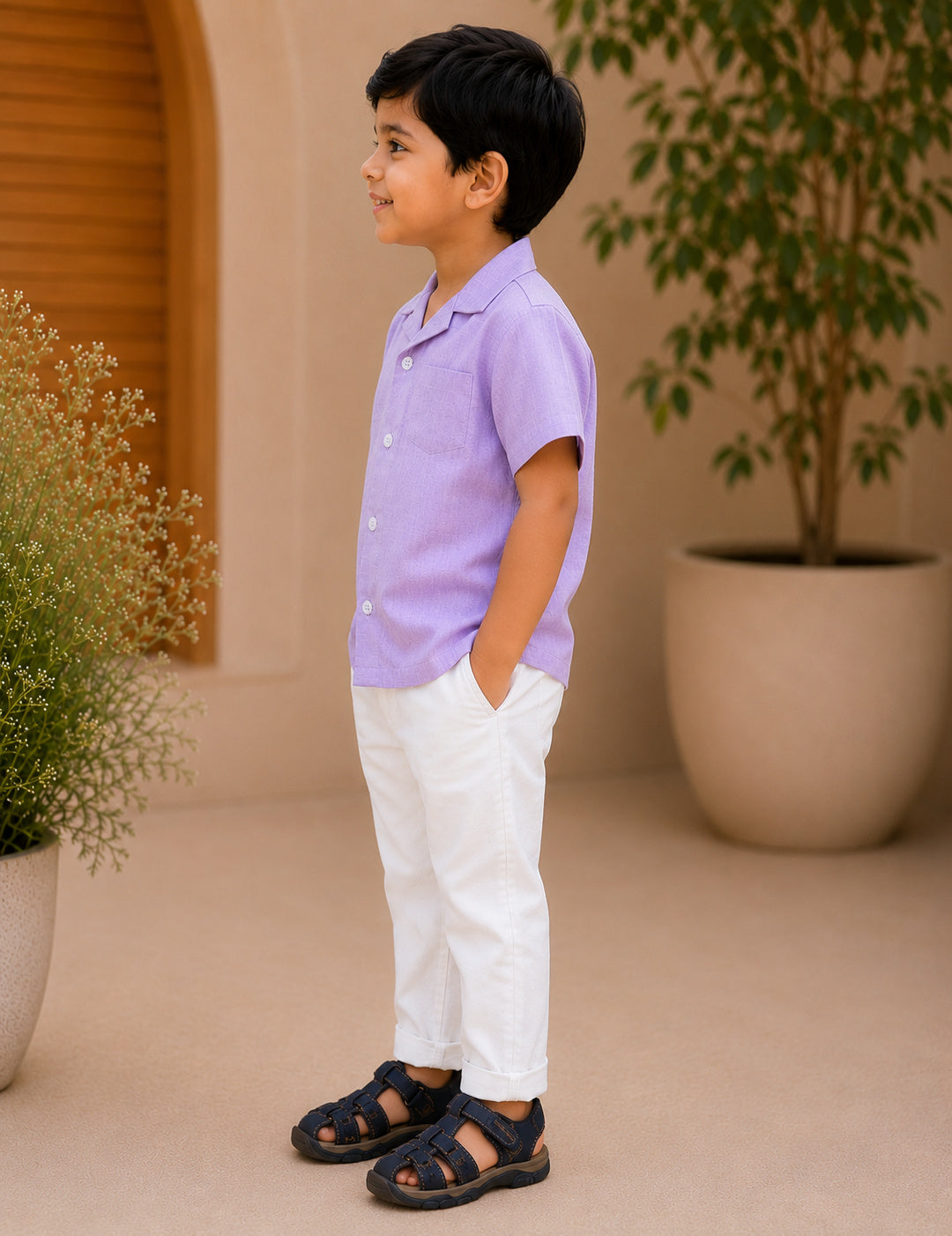 Milan Shirt | Organic Cotton–Linen Blend