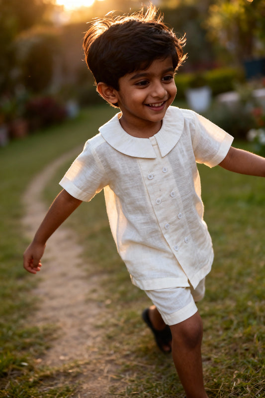 13. Oslo Shirt | Organic Cotton–Linen Shirt