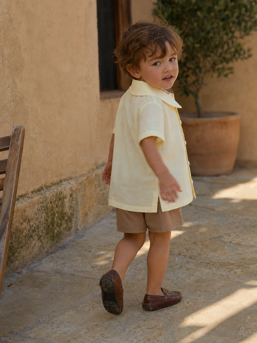 Bellagio Organic Cotton Shirt for Kids | Toddler Shirt