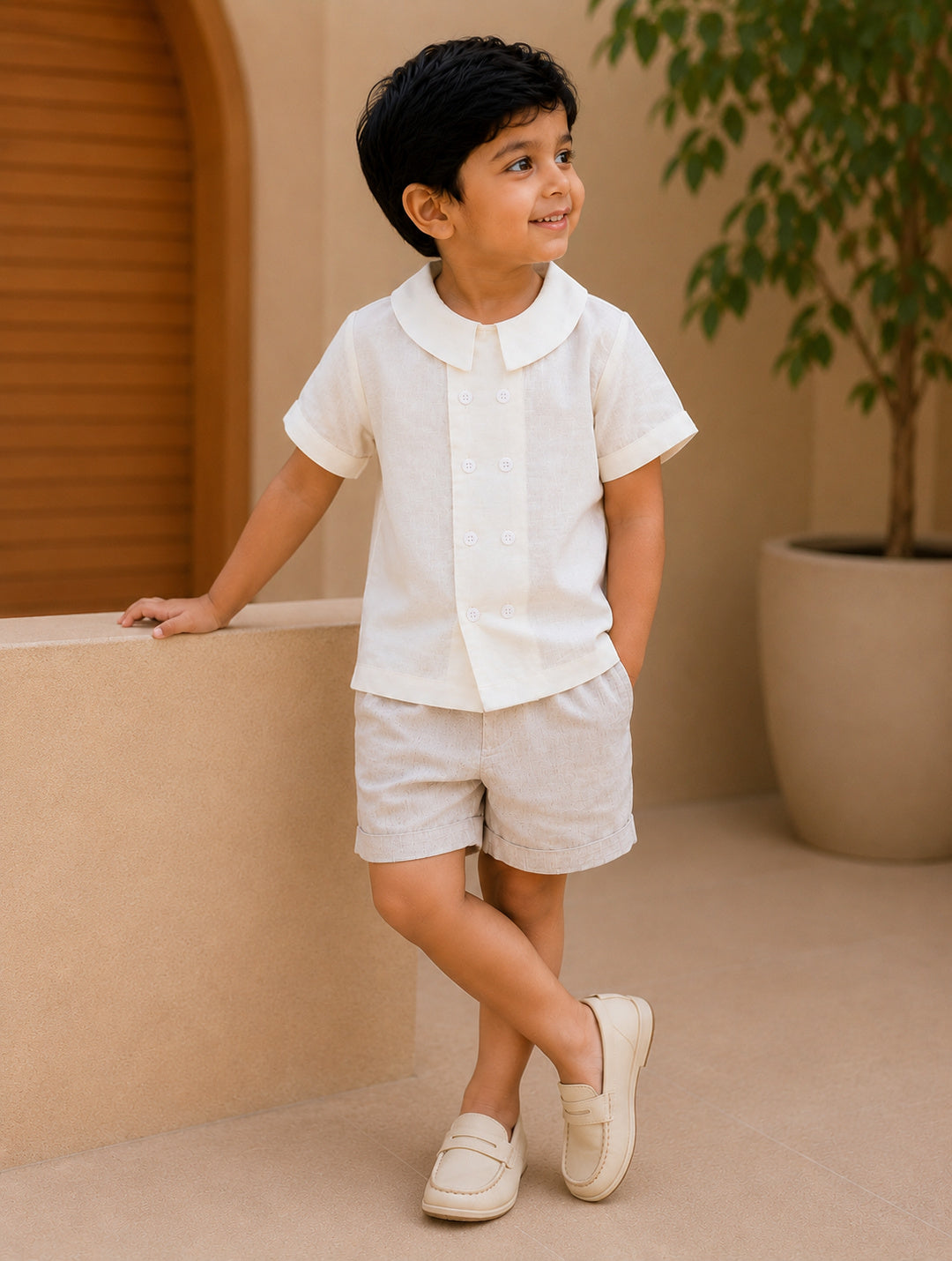 Oslo Shirt | Organic Cotton–Linen Shirt