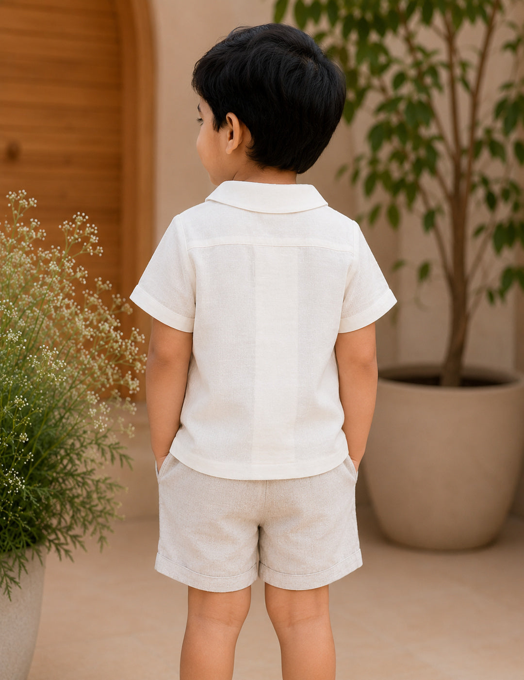Oslo Shirt | Organic Cotton–Linen Shirt