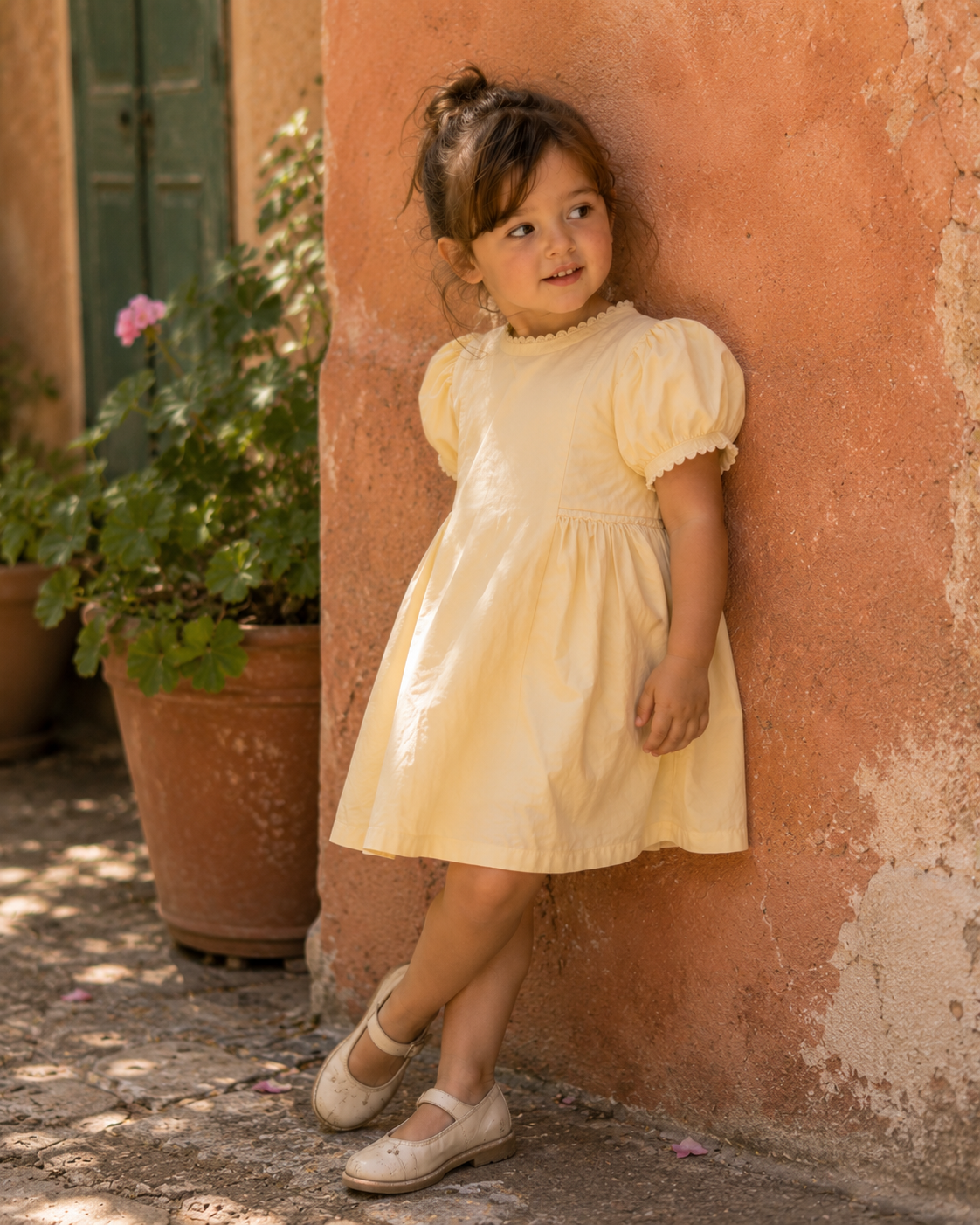 Sorrento Organic Cotton Dress for Girls