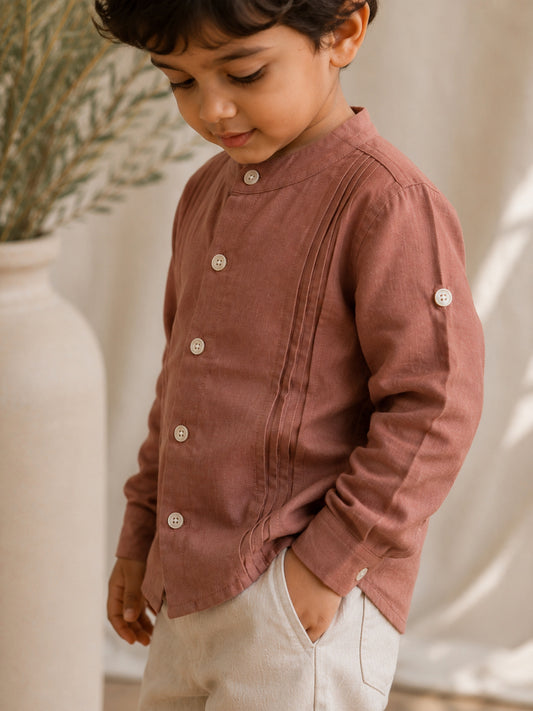 Petra Shirt | Organic Cotton–Linen