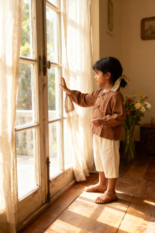 18. Cairo Blouse | Organic Cotton Linen | Soft & Breathable