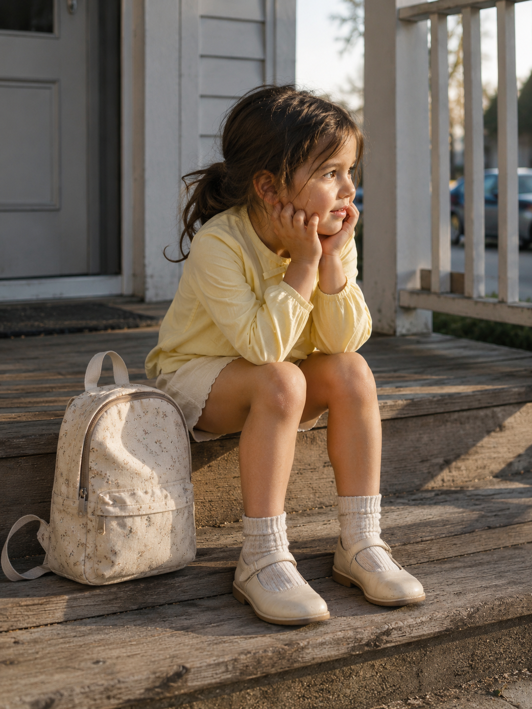 Menton Organic Cotton Blouse for Girls | Soft Breathable Toddler Top