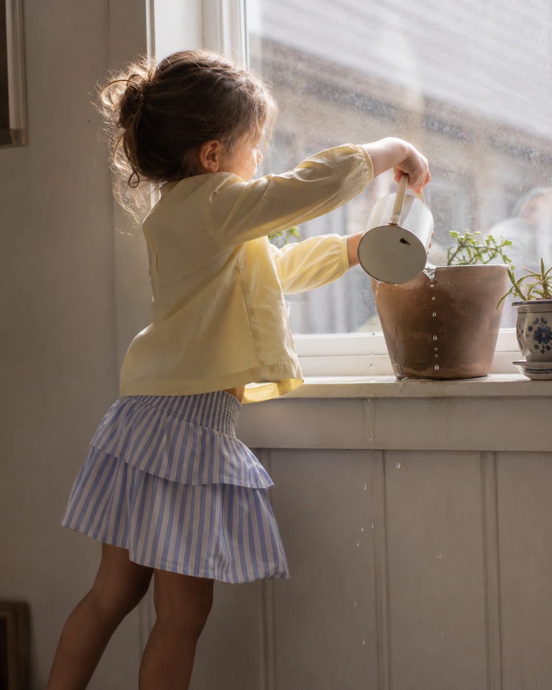 Menton Organic Cotton Blouse for Girls | Soft Breathable Toddler Top