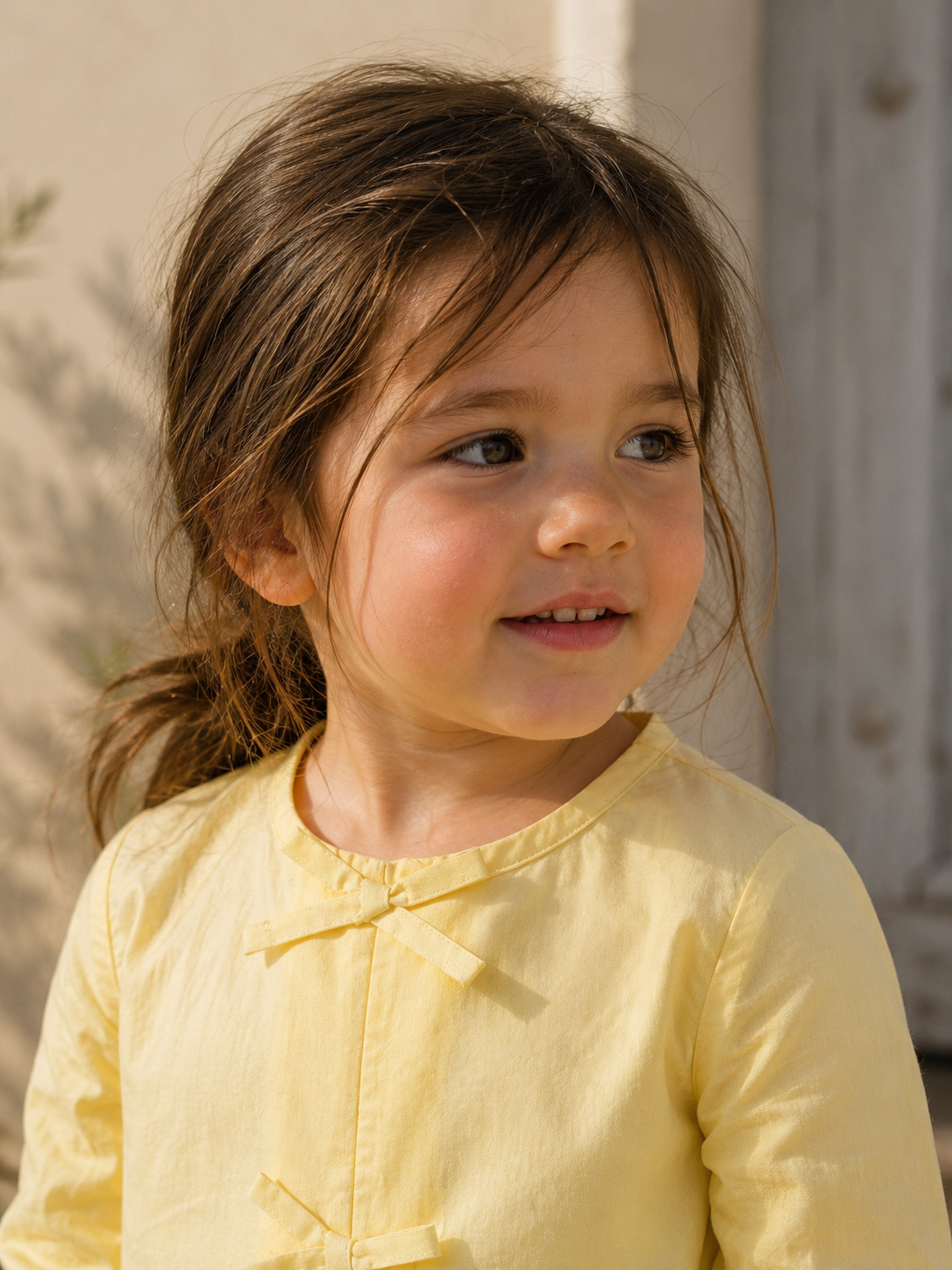 Menton Organic Cotton Blouse for Girls | Soft Breathable Toddler Top
