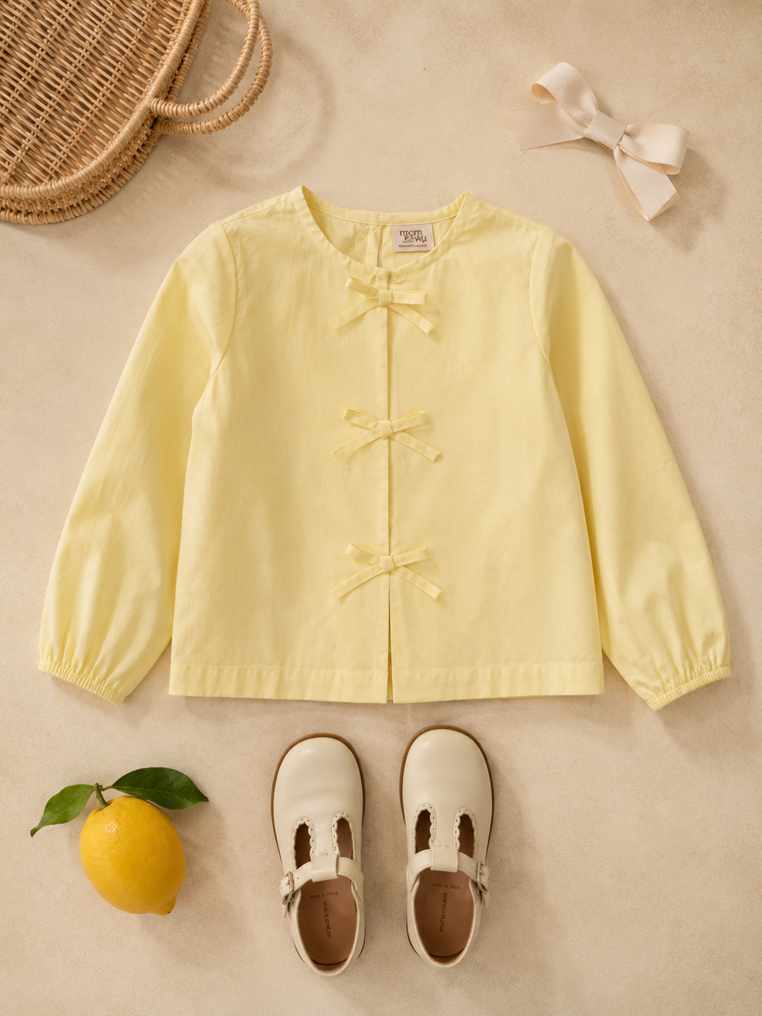 Menton Organic Cotton Blouse for Girls | Soft Breathable Toddler Top