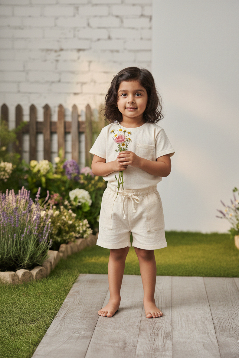 19. Matera Shorts | Organic Cotton–Linen Blend