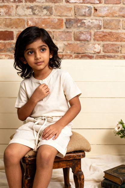 19. Matera Shorts | Organic Cotton–Linen Blend