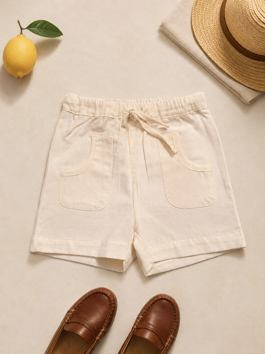 Palermo Organic Cotton Shorts for Kids | Unisex Toddler Shorts