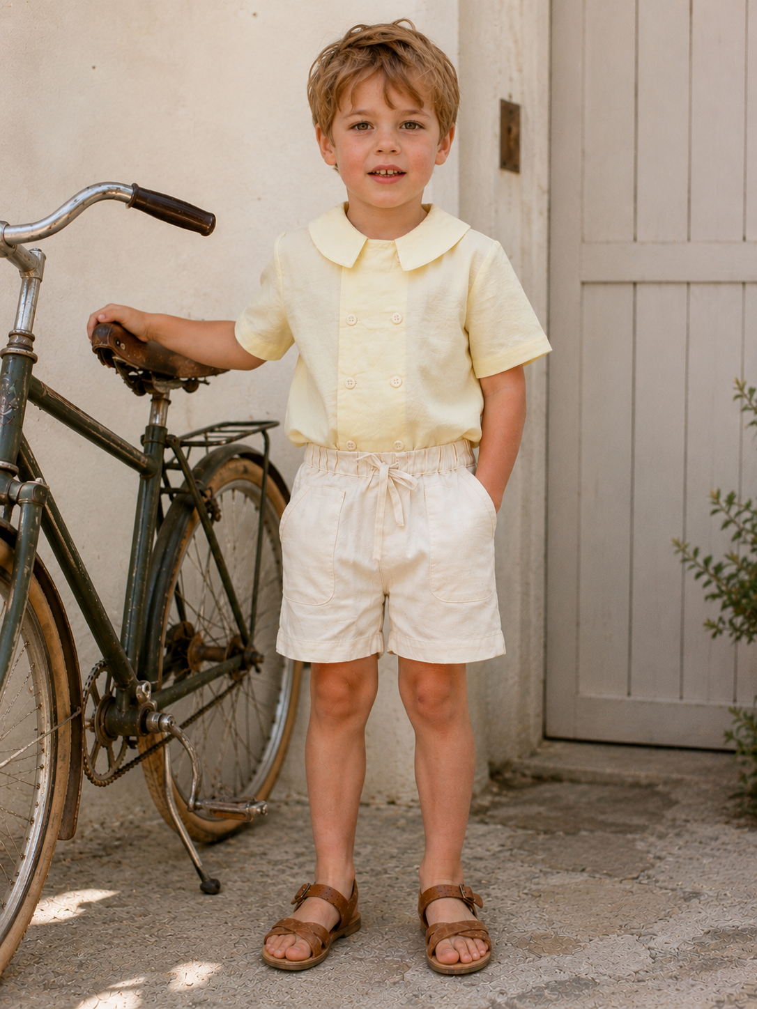 Palermo Organic Cotton Shorts for Kids | Unisex Toddler Shorts