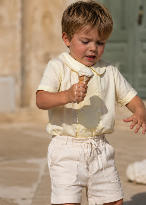 Palermo Organic Cotton Shorts for Kids | Unisex Toddler Shorts