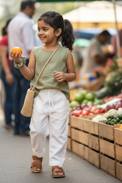 10. Positano Pants | Organic Cotton–Linen Blend