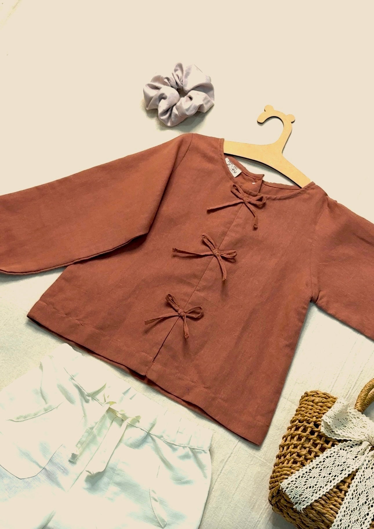 Cairo Blouse | Organic Cotton Linen | Soft & Breathable