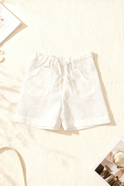 19. Matera Shorts | Organic Cotton–Linen Blend